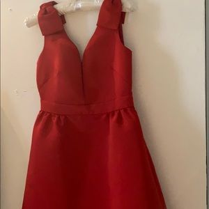 Kate Spade bow dress in red